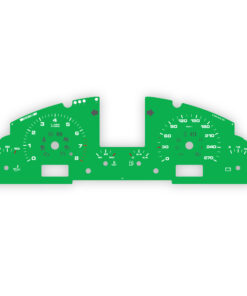 For Porsche Cayenne 955 / 957 Base / GTS / S: Gauge Face – OPTIONS – Python Green (Copy)