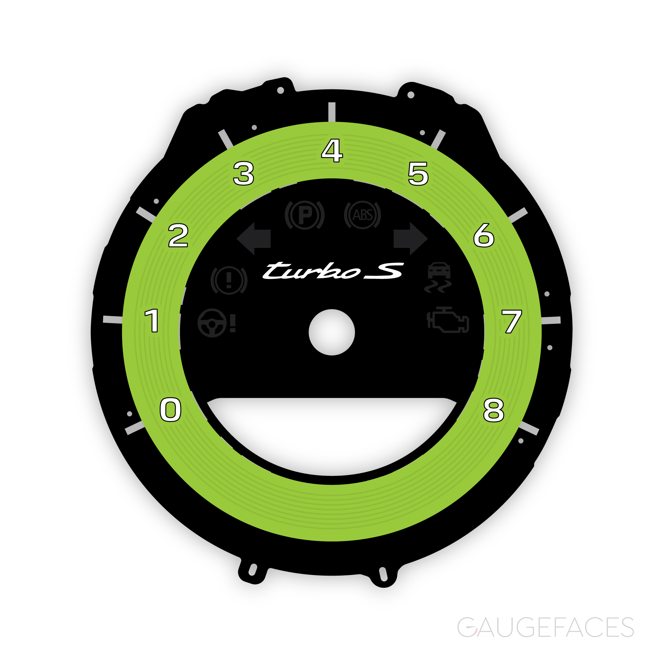Porsche-992-gauge-face-tachometer-acid-green-EU