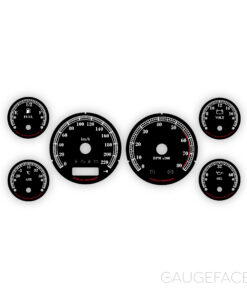 Harley Davidson Street Glide (2006-2013): Gauge Faces - OPTIONS - Black