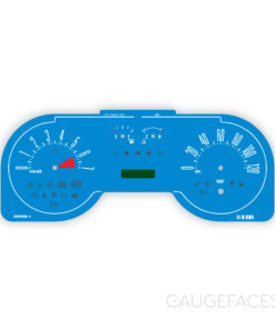 Ford Mustang (2007-2009) Gauge Face - Blue