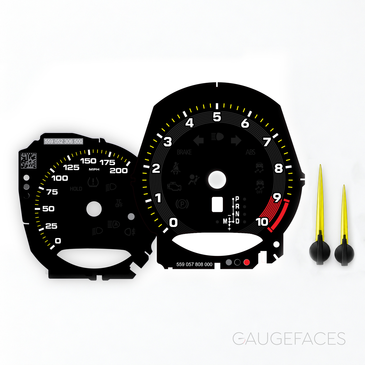 Porsche-718-Spyder-RS-Black-with-Dark-Gray-Prinstripe