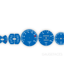 Porsche 911 T 2.2L F-Series (1970-71) Gauge Faces - OPTIONS - Blue