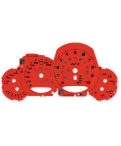 Сustom Order: For Porsche 911 991 GT3: Gauge Faces – Lava Orange