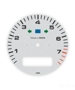 Porsche 993 / 964 / 965 Gauge Face OBC Tachometer - Light Gray