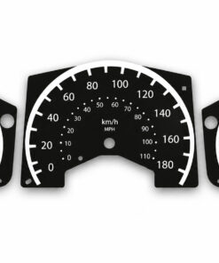 Custom Order: Toyota Aristo – Gauge Faces – Black