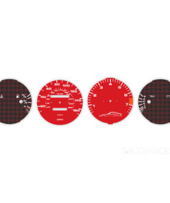 Custom Order: Porsche 944 – Custom Desing – Red / Pepita Pattern