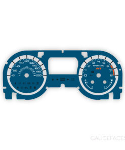 Ford Mustang Shelby GT500 (2010-2013) Gauge Face - Blue