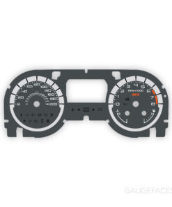 Ford Mustang Shelby GT500 (2010-2013) Gauge Face - Gray