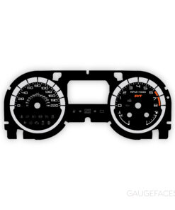 Ford Mustang Shelby GT500 (2010-2013) Gauge Face - Black