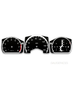 Custom Order: Lexus GS300 – Gauge Faces – US – Black