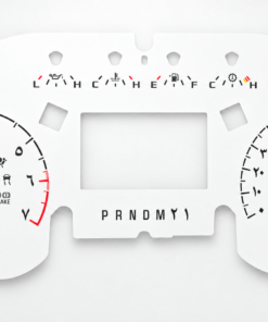 Custom Order: For 2014 Mustang GT Gauge Face - White - Arabic Edition