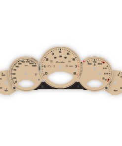 Porsche 911 997.1 Turbo Gauge Face - Sand Beige