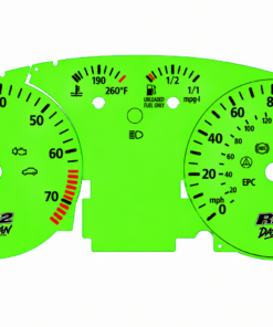 Custom Order: 2003 Audi RS6 & 2003 VW EuroVan Gauge Faces – Speed Yellow / Kawasaki Neon Green / Custom Logotype