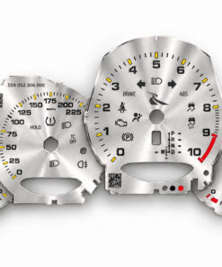 Collaboration Product: Metal Base: For Porsche 911 991 (Gen 2) GT3: Gauge Faces Set