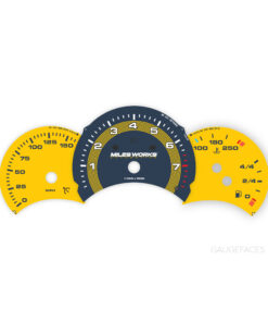 Custom Order: For Porsche Boxter 986 2.7L Gauge Faces: Yellow / Blue - Custom Logotype