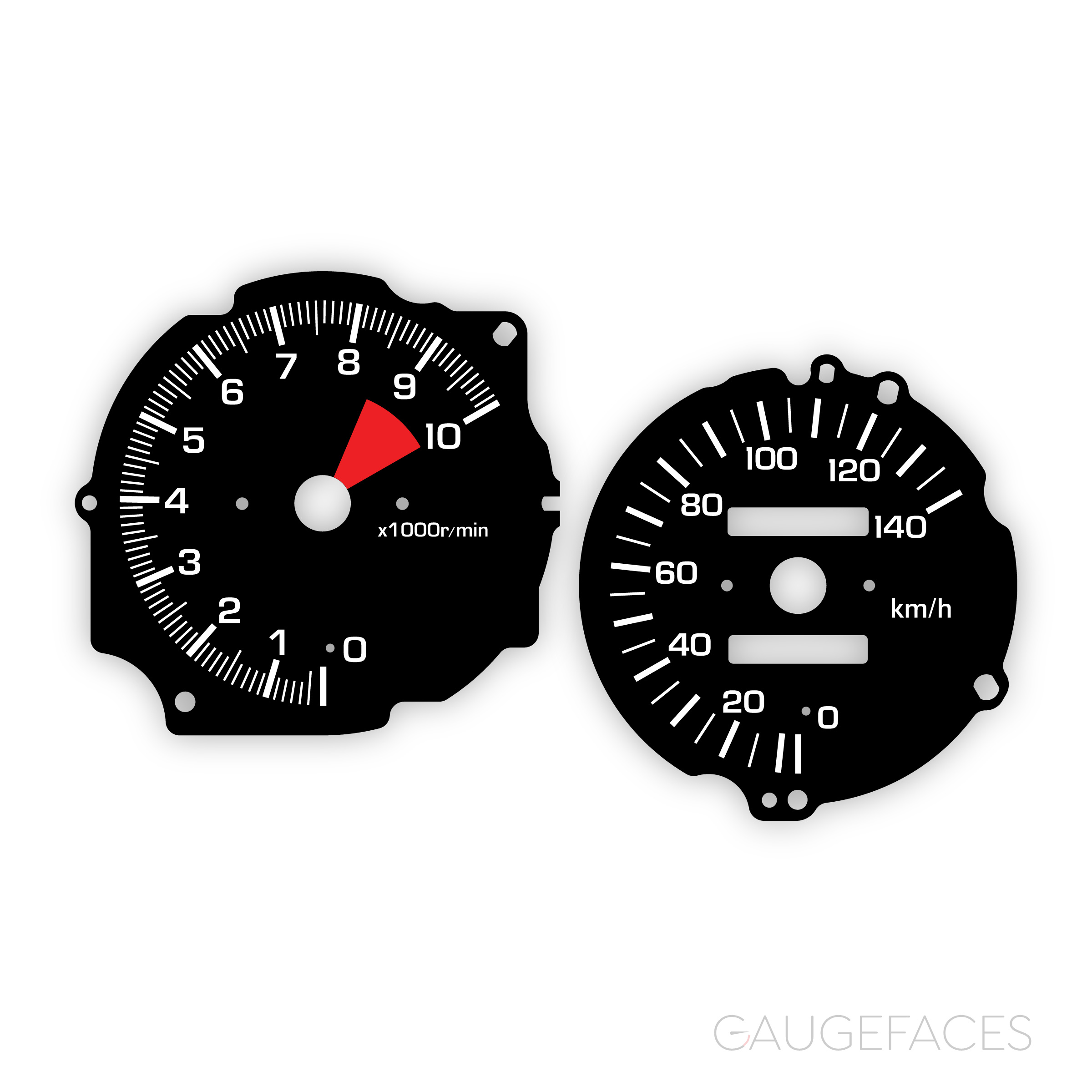 Honda-Beat-gauge-faces---black---kmh