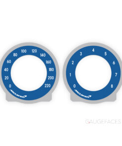 Mercedes-Benz SLR McLaren Custom Gauge Faces – 3D OEM-Style Design - Blue