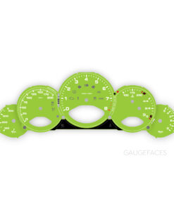 For Porsche 911 997 (Gen 1&2): Gauge Faces - OPTIONS - Acid Green