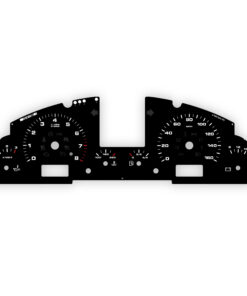 For Porsche 955 / 957 Cayenne (Base/GTS/S): Gauge Face – OPTIONS – Black