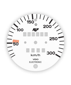Custom Order: Porsche 911 (1985) Speedometer - RUF Style - White