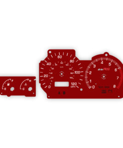 Subaru Impreza 2.5 RS (1998–2001) Custom Gauge Faces – GC8 / USDM - Red