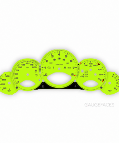 Custom Order: For Porsche 911 997 (Gen 2): Gauge Faces – US – AT – Acid Green