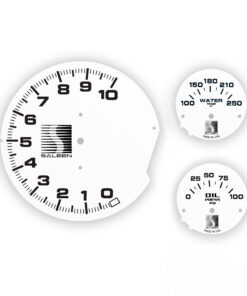 Custom Order: Gauge Faces (3 items) - White