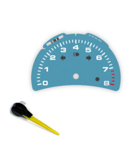 Custom Order: Porsche 911 996.2 Gauge Face Tachometer + Yellow Needle
