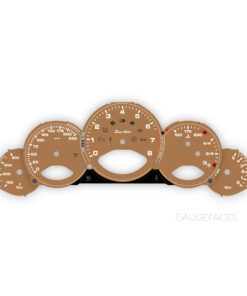 Porsche 911 997 Turbo (Gen 1&2) Gauge Faces – OPTIONS – Sand Beige